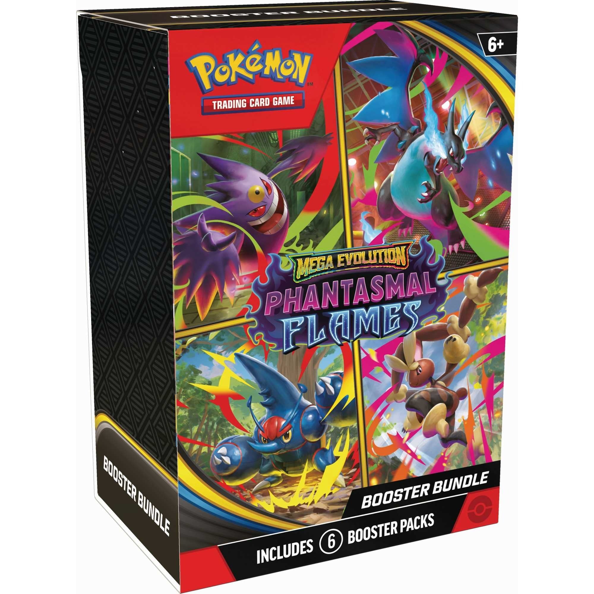 PREORDER Pokemon TCG Mega Evolutions 2 Phantasmal Flames Booster Bundle
